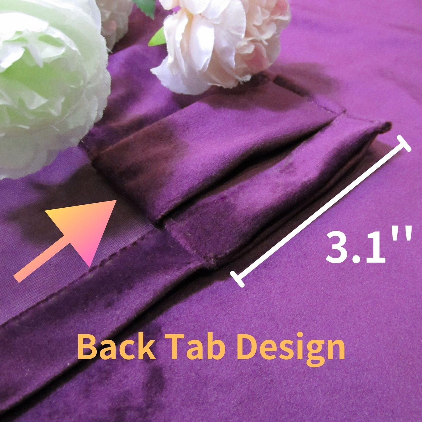 Aljctns Grape Purple Velvet Curtains 90 inches Long Luxury Blackout Curtains for Bedroom Living Room,Thermal Insulated Super Soft Window Drapes Rod Pocket & Back Tab, 52" W x 90" L, 2 Panels Set
