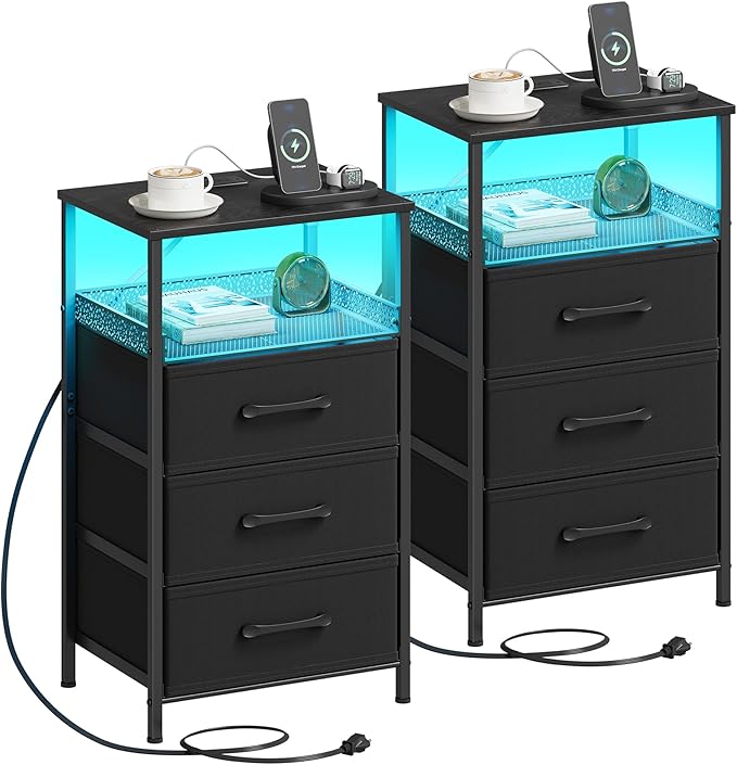 JARHETUN Night Stand Set 2