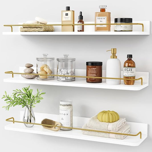 Forbena 24 Inch Bathroom Floating Shelves