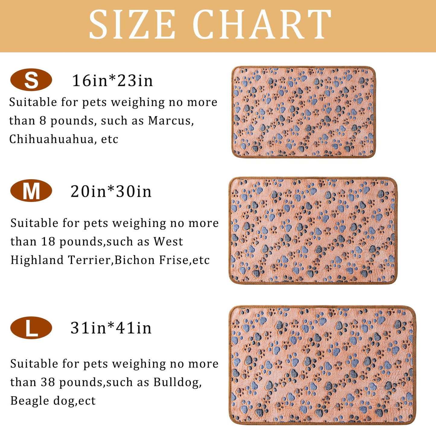 1 Pack 3 Blankets Super Soft Fluffy Premium Fleece Pet Blanket Flannel Paw Printed Throw for Dog Puppy Cat (Small 23x16'', Blue, Red, Grey)