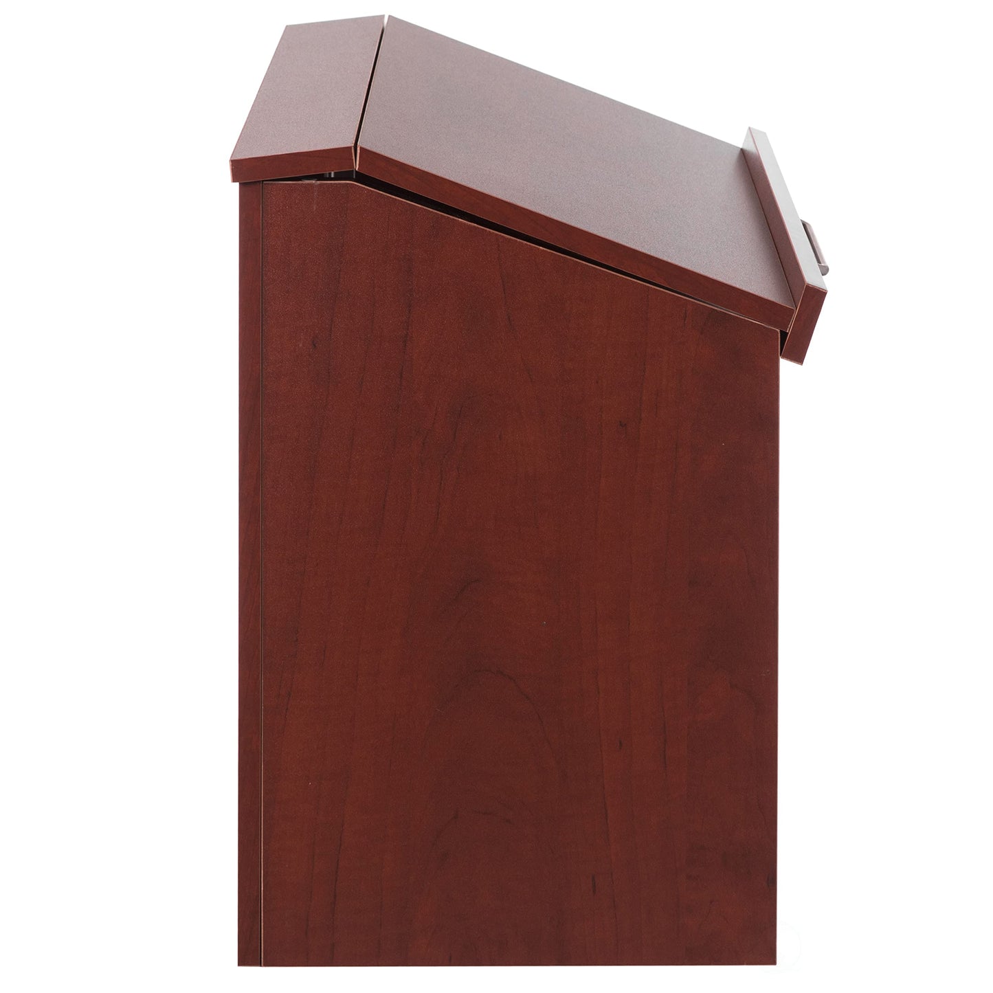 Foldable Tabletop Portable Podium, for Church, School, Office, or Home, Cherry