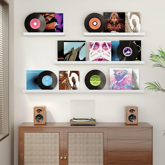 Floating Shelves for Wall, 48 inch Wood Floating Shelves Set of 2, Picture