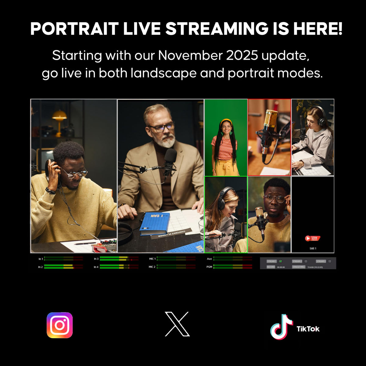 Osee GoStream Duet Multiple Camera SDI and HDMI Live Stream Video Mixer Switcher