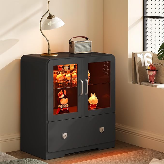 RoyalCraft Black Display Cabinet