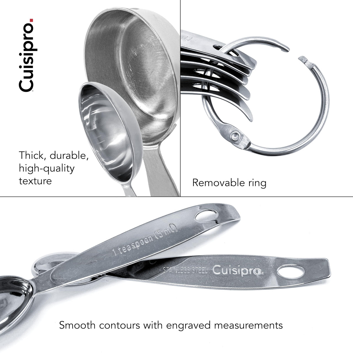 CUISIPRO Measuring Cup & Spoon Set SS