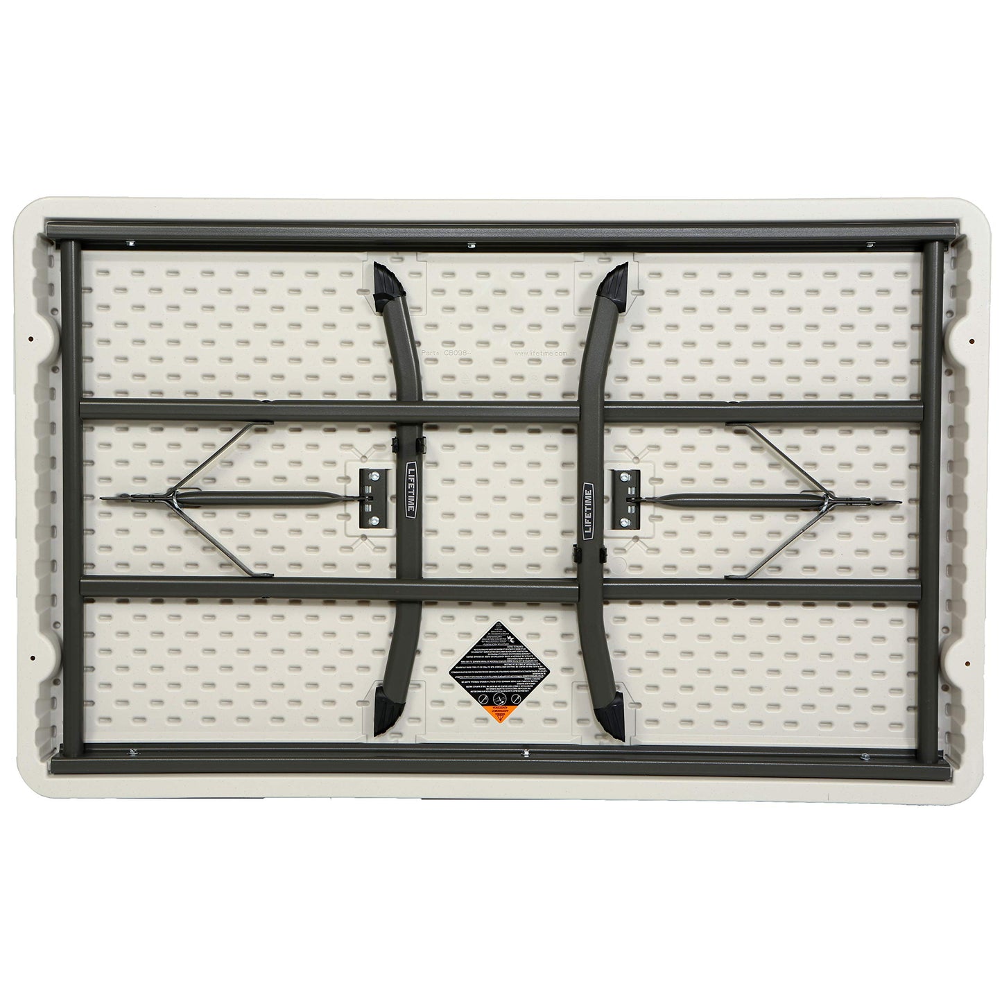 Lifetime 80568 48" x 30" Wide Folding Utility Table, 1