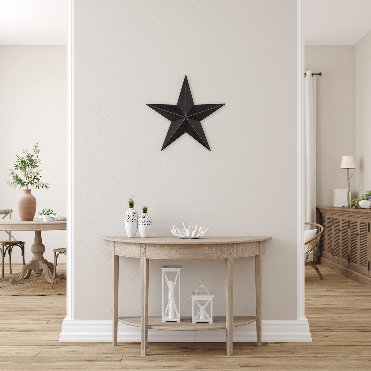 Hearthside Collection 18 Inch Black Star,