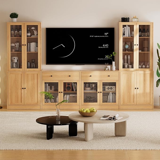 TUSY 71" TV Stand Storage Set
