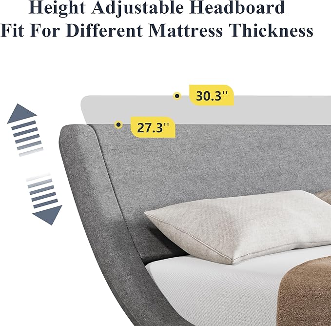 Allewie King Size Bed Frame