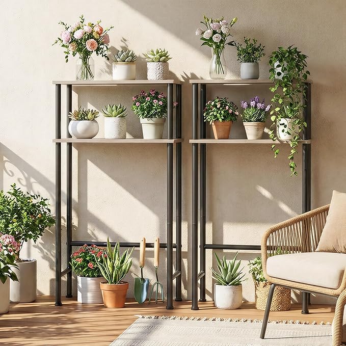 HOOBRO Narrow Console Table for Small Space, 15.7" Entryway Table
