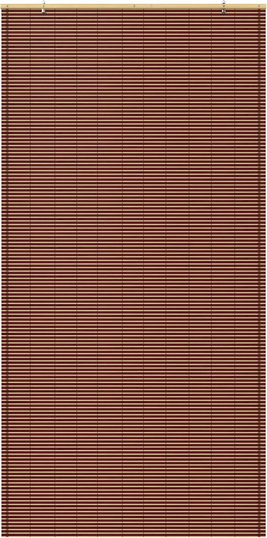 Red Lantern Bamboo Cordless Window Shade