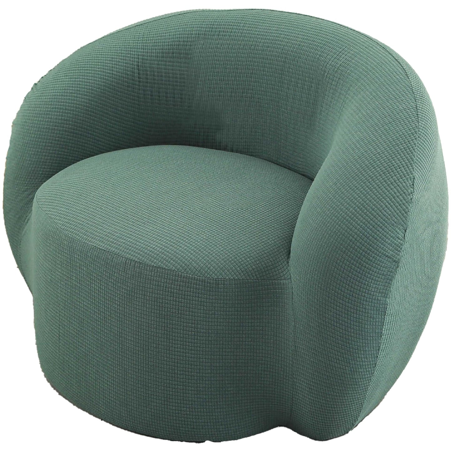 STARINGIRL Stretch Swivel Barrel Chair Sofa Cover Slipcovers Mid Century Modern Accent Chair Modern Curved Cover for Home Hotel Office Cafe Furniture Protector