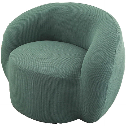 STARINGIRL Stretch Swivel Barrel Chair Sofa Cover Slipcovers Mid Century Modern Accent Chair Modern Curved Cover for Home Hotel Office Cafe Furniture Protector