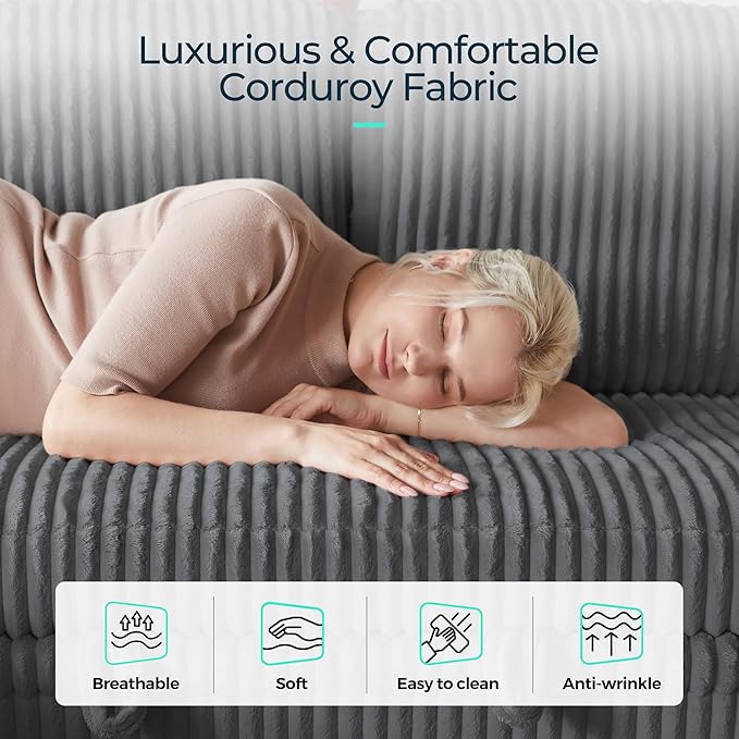 LINSY HOME Sectional Sleeper Sofa
