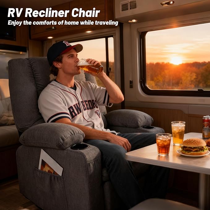Oversized Swivel Rocker Recliner Chair