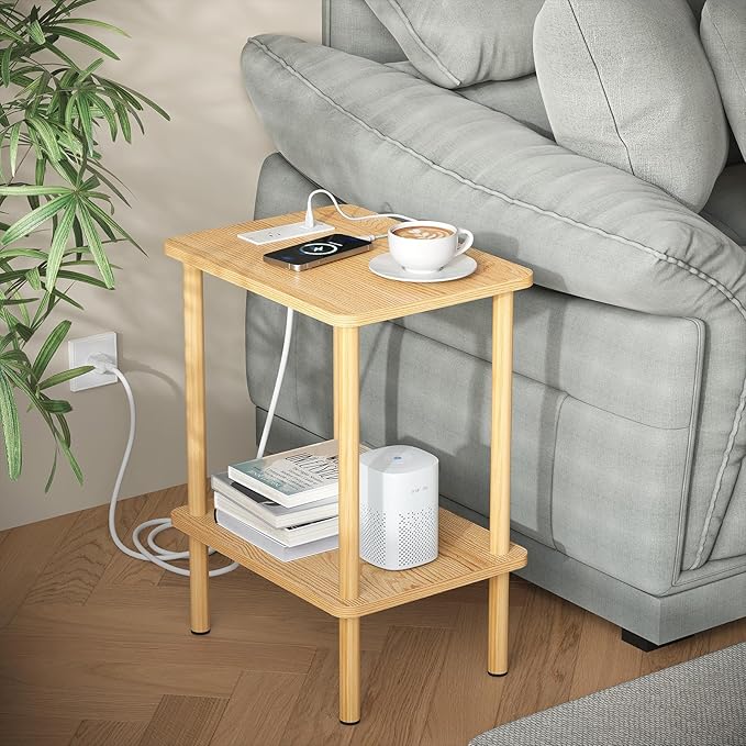 Apicizon 2 Tier End Table, Small Side Table