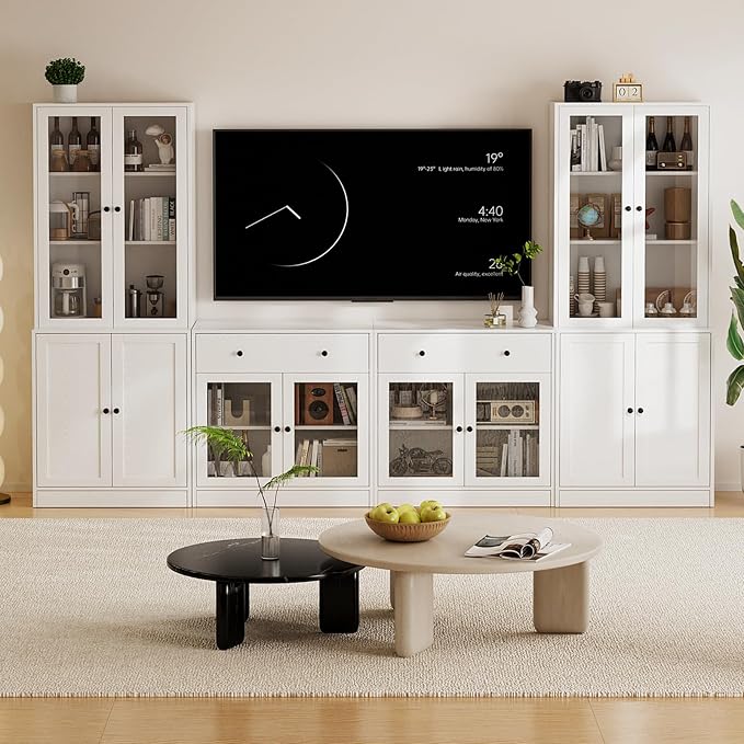 TUSY 71" TV Stand Storage Set