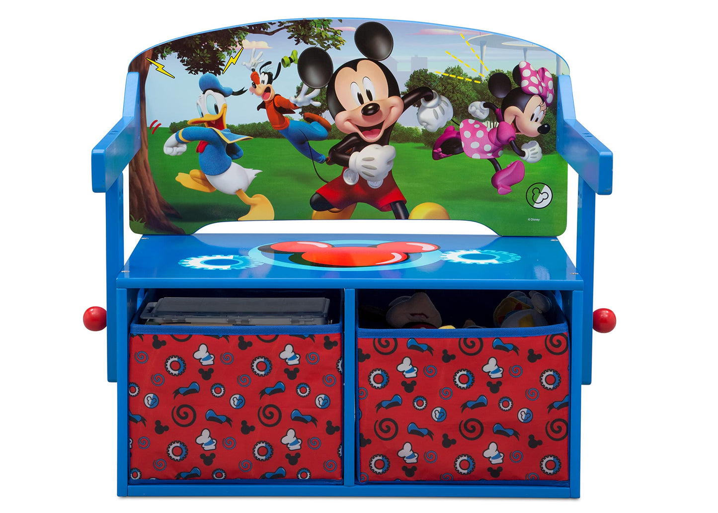 Delta Children Kids Convertible Activity Bench - Greenguard Gold Certified, Disney Mickey Mouse