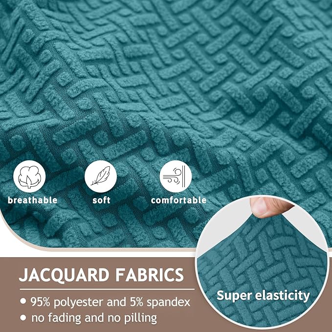 ALIECOM 100% Waterproof Recliner Sectional Couch Covers L Shape Stretch Corner