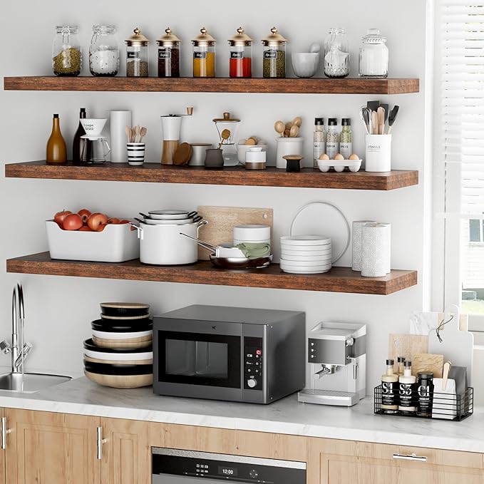 Fun Memories 55 Inch Floating Shelves