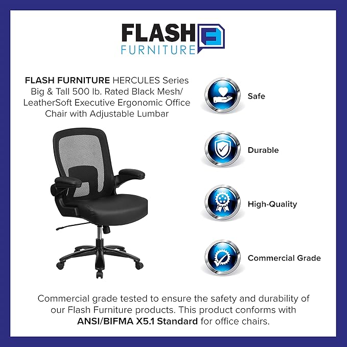 Flash Furniture Big & Tall Swivel Office and Gaming Chair