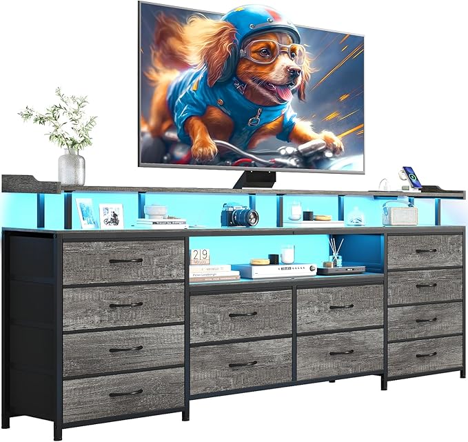 BTHFST 12 Drawers TV Stand Dresser
