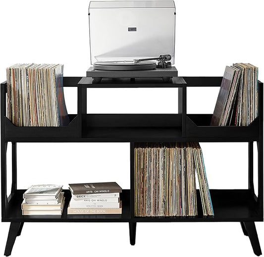 Crosley Furniture Asheville Mid-Century Modern Media Console Record Player Stand