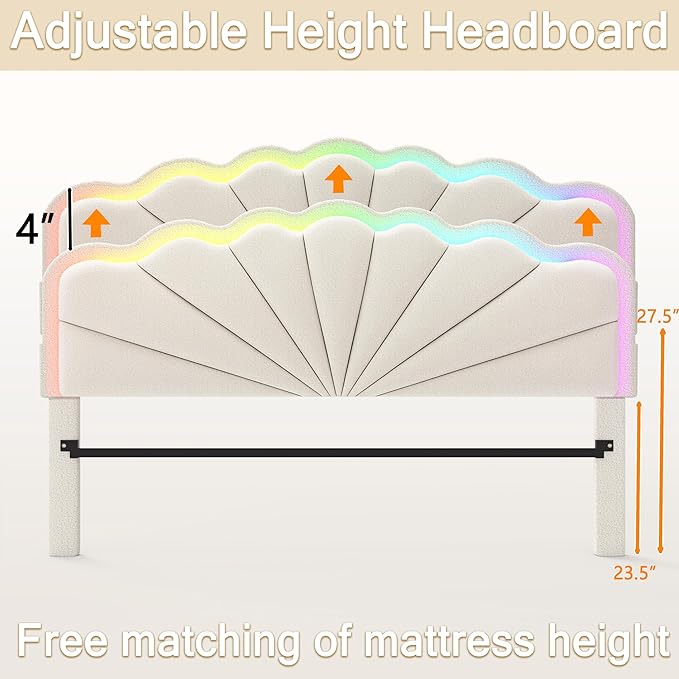 White Upholstered Bed Children’s Bed
