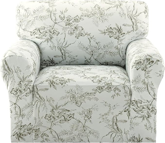 H.VERSAILTEX Printed Chair Slip Cover Floral Pattern Sofa Cover Soft