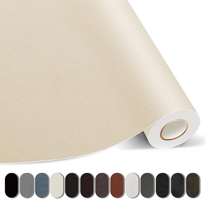 Kangshoon Leather Repair Patches, 35X79 Inch Self-Adhesive Leather Repair Tape
