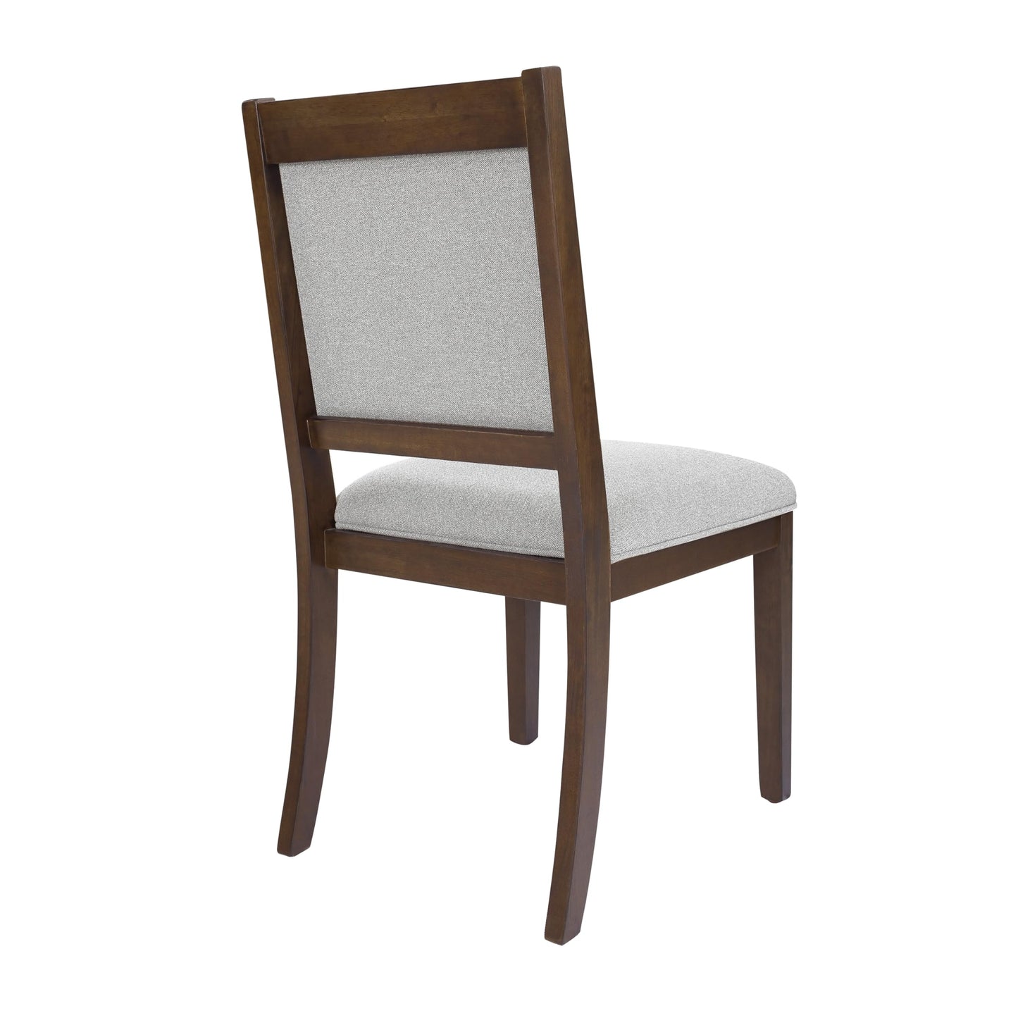 HomePop Open Back Dining Chair - Gray Solid Woven (Set of 2)