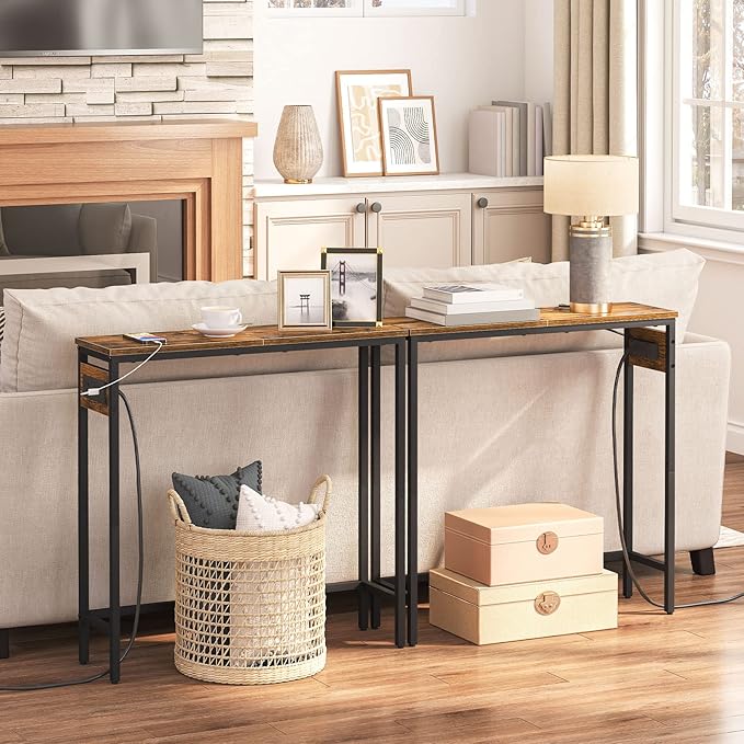 HOOBRO Narrow Console Table