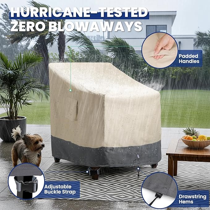 Extra Heavy Duty Outdoor Chair Covers Waterproof