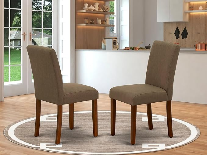 East West Furniture ABP3T18 Abbott Parson Dining Chairs