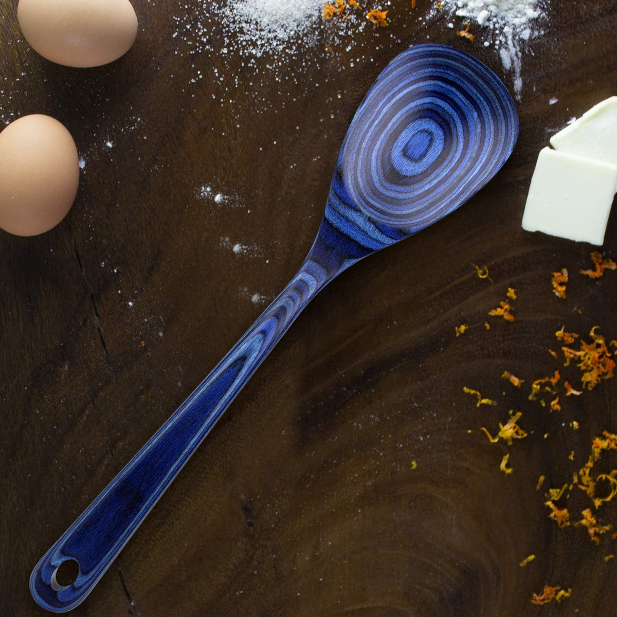 Totally Bamboo Baltique Malta Collection 12-1/2" Wooden Cooking Spoon, Safe for Nonstick