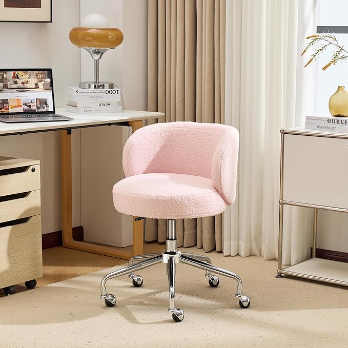 VINGLI Cute Small Swivel Desk Chair Comfy