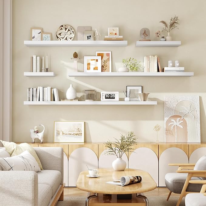 Fun Memories 72 Inch Floating Shelves