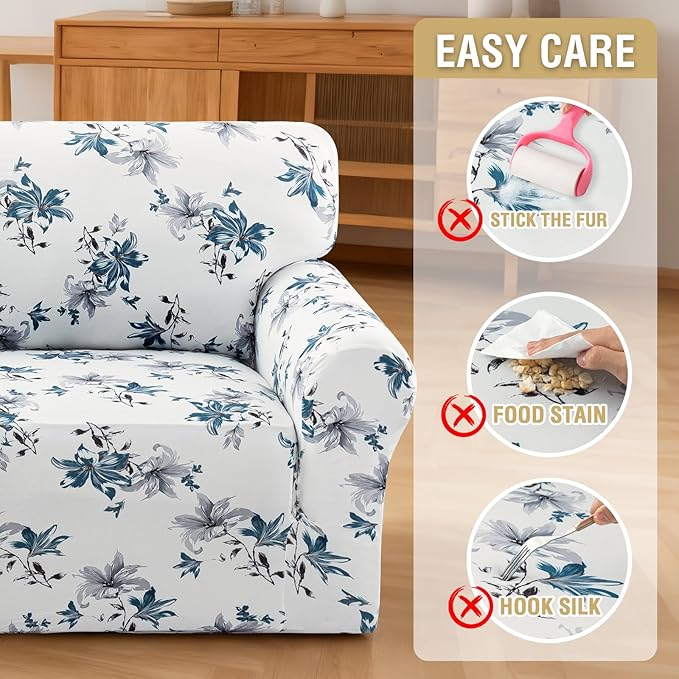 H.VERSAILTEX Floral Pattern Couch Covers