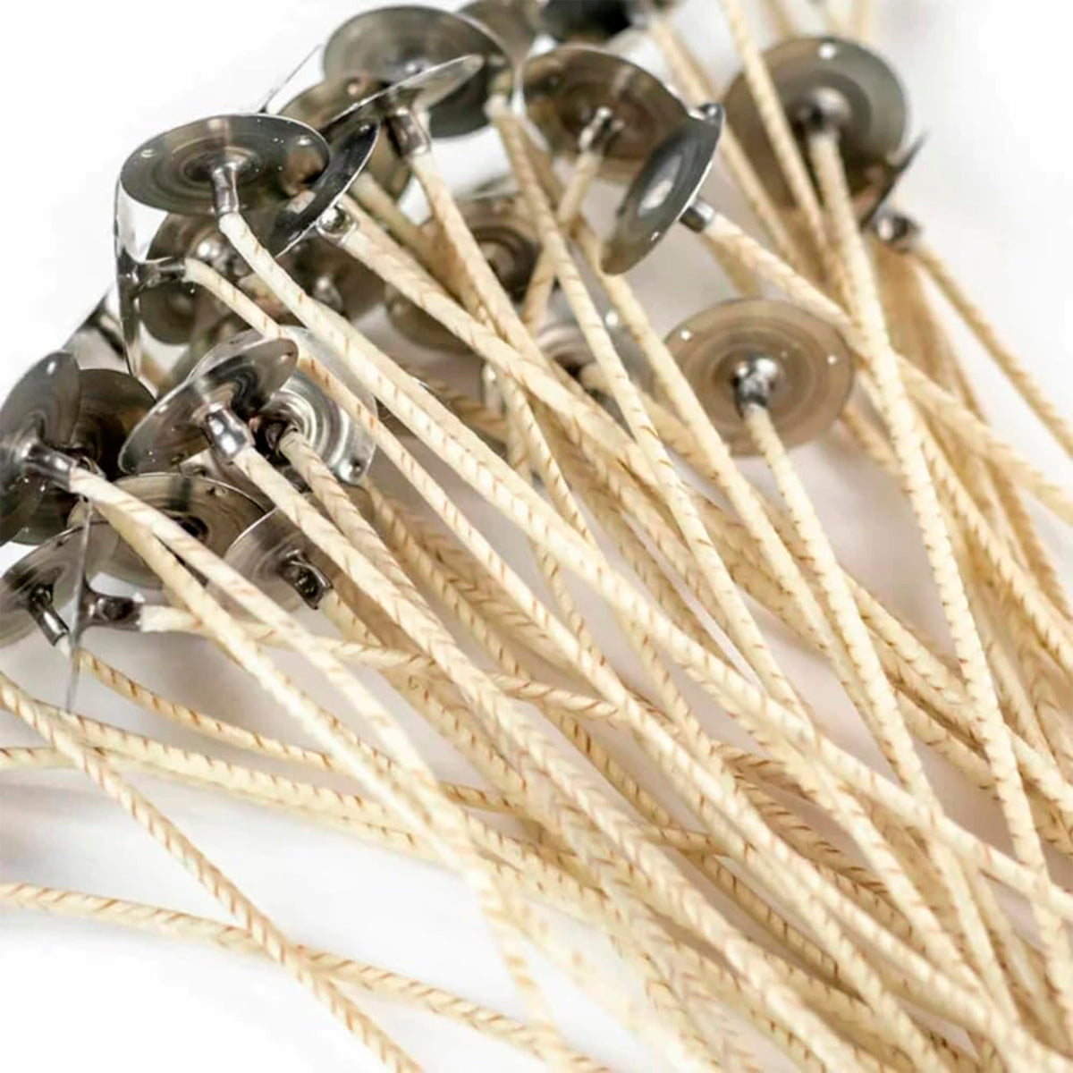 EAP Innovations 6" Eco Candle Making Wicks, Self-Trimming Design, Coreless Cotton Wicks for Candle Making, Ideal for DIY, Ideal for Low Melt-Point Waxes, Size ECO-1, Pack of 100