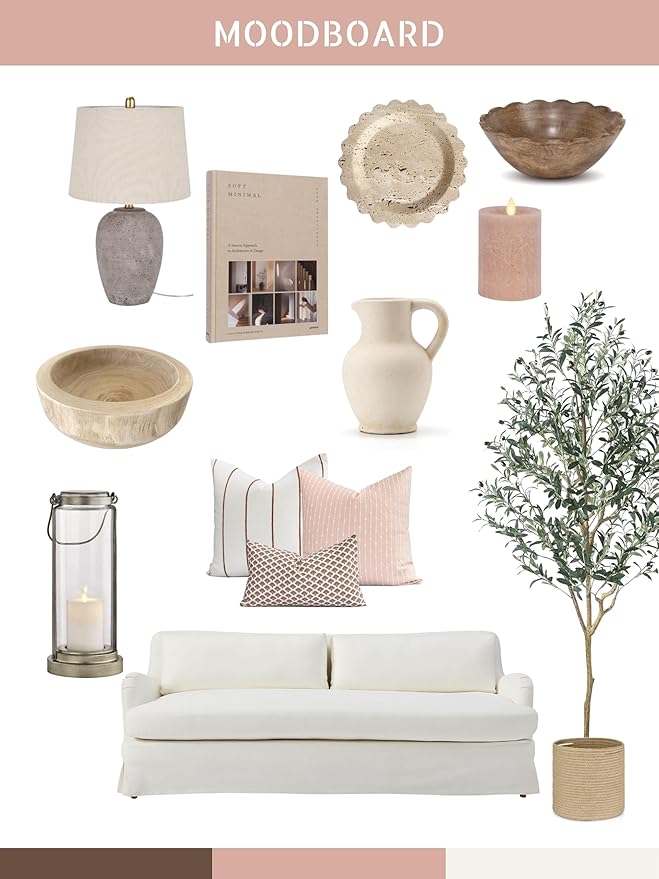 Crumbs Home Modern Farmhouse Fall Linen Indoor Outdoor Throw Pillow Cover Only