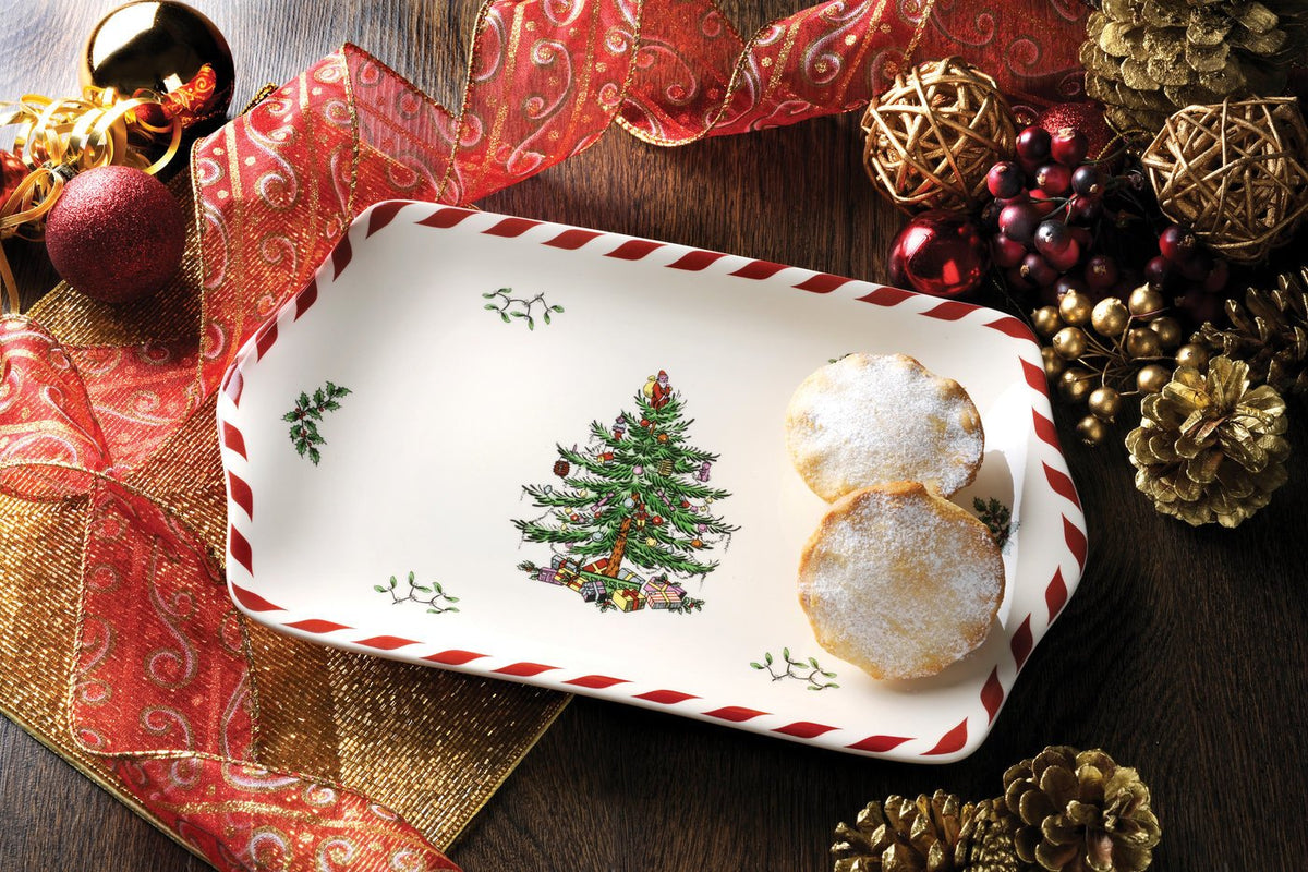 Christmas Tree Peppermint Dessert Tray