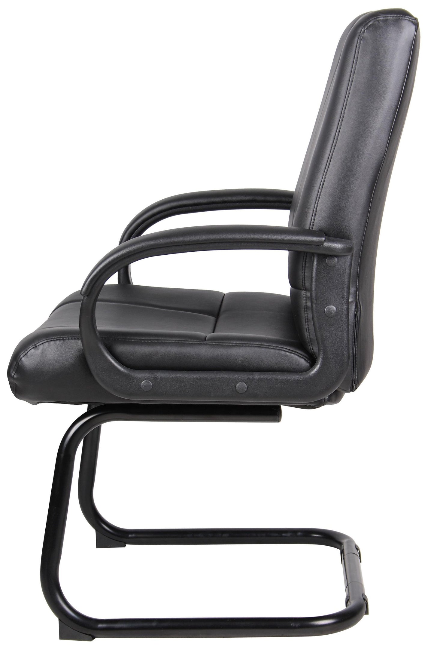 Boss Office Products Coressoft Mid Back Guest Chair in Black, 250 (B7909)