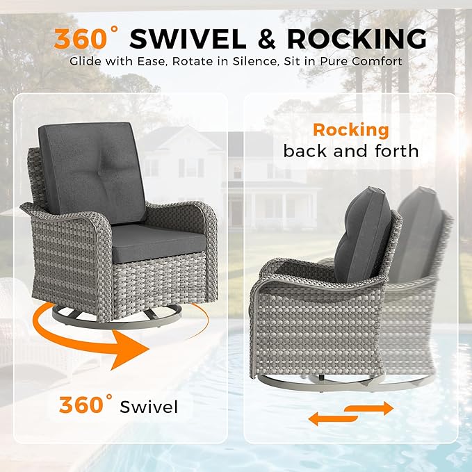 10-Seat Modern Patio Furniture Set