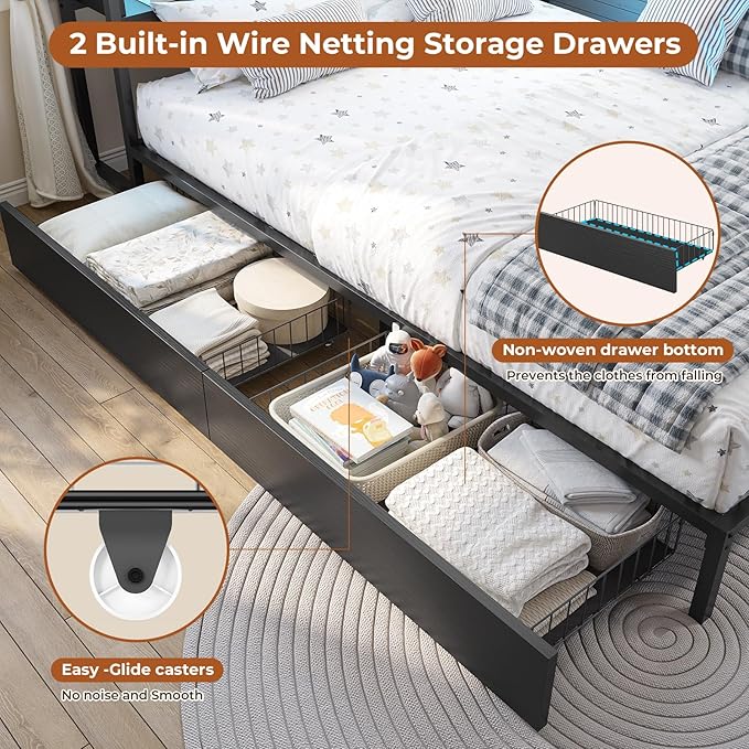DICTAC Full Corner Bed Frame