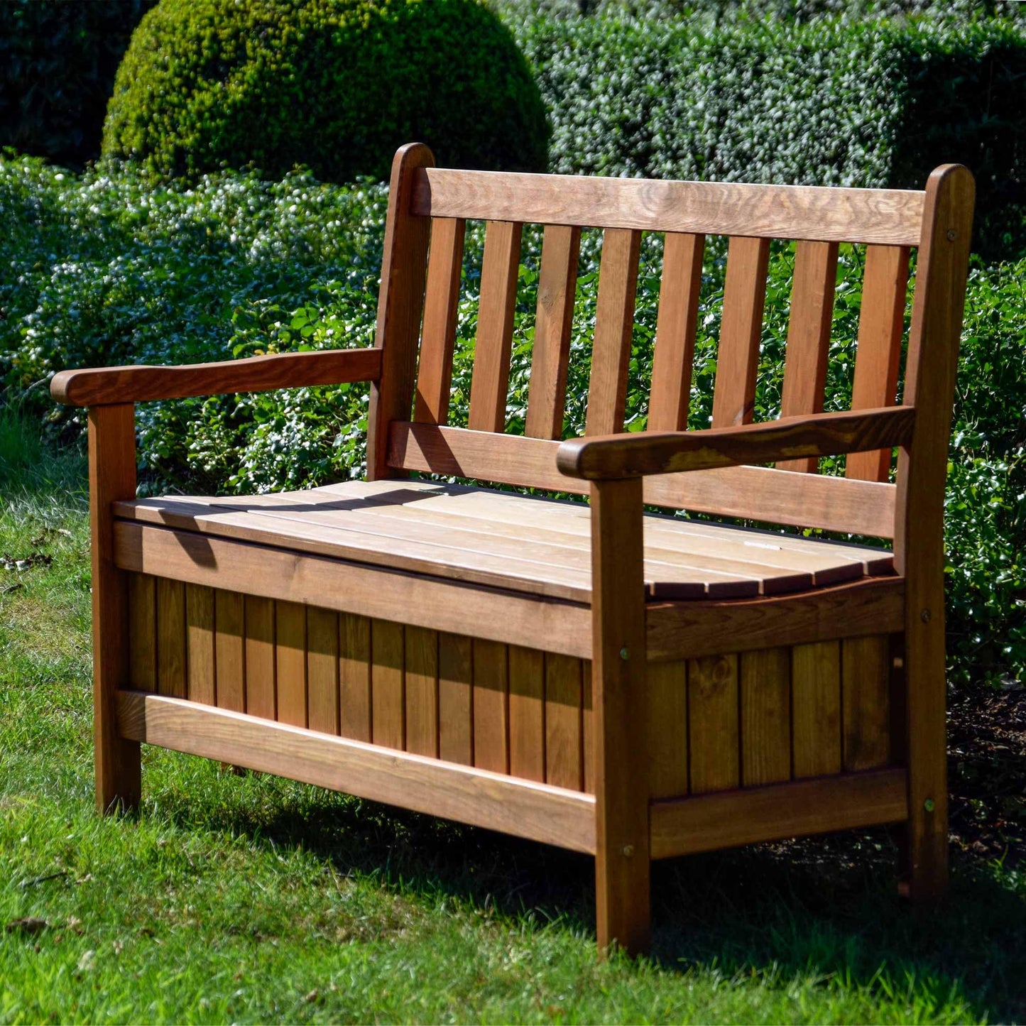 dobar Solid Rest 2 Seater Garden Bench FSC-Certified Wood 115 x 58 x 89 cm Brown
