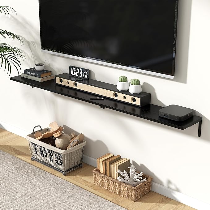 Fun Memories Deep Floating Shelves, 36W x 8D Floating Shelves Set of 2