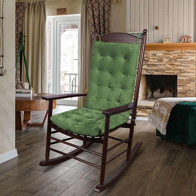 ELFJOY Rocking Chair Cushion Large Rocking Chair Pads