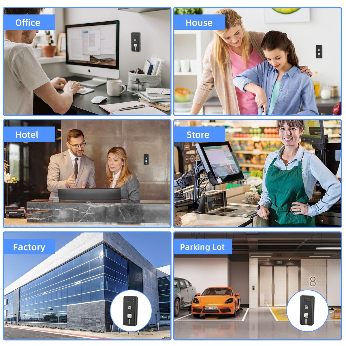 2 Way Intercoms Wireless for Home Office,2026 Upgraded Magnetic Adsorption Long Range Intercom System,Intercom Wall Mounted Portable Room to Room 30 Days Long Standby Time 5 Level Volume Adjustment
