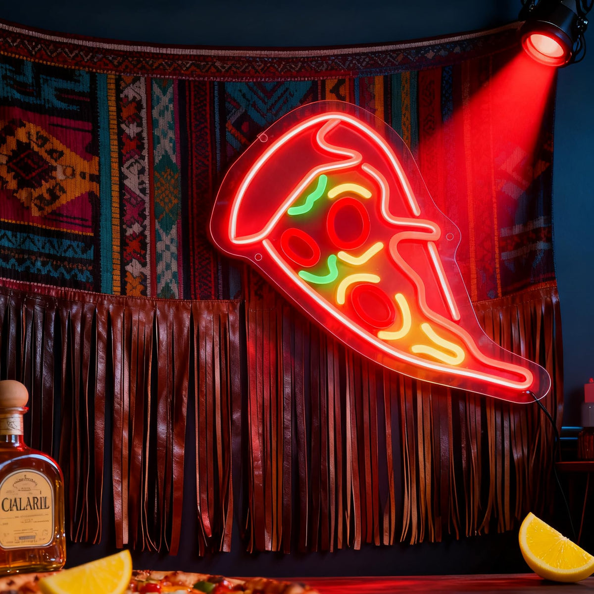 Neonawall Pizza Lovers Business Neon Sign for Wall Decor Light Up Letters Led Sign Party Gift Led Decorative Night Signs Photo Prop Decorations Grand Opening Gift for Fast Food Restaurant Pizza Lovers