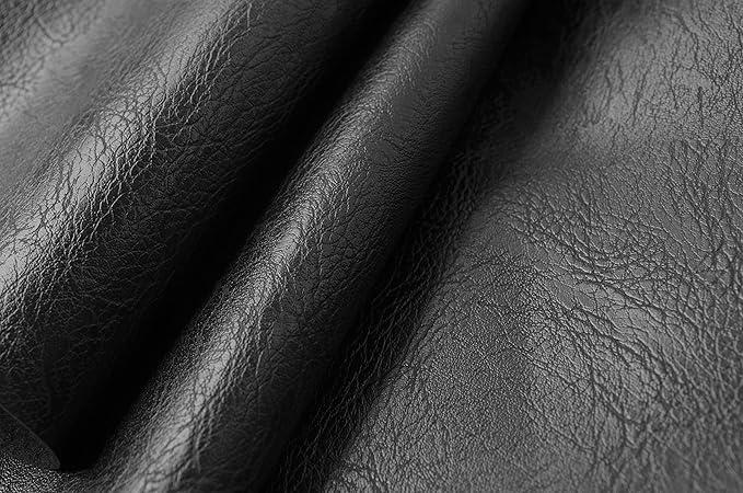 Wento Thick 2 Yard Faux Leather Fabric Soft Skin Grain PU Leather Fabric